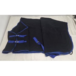 Fleecet�ppe med Gjord Str. 165 cm.