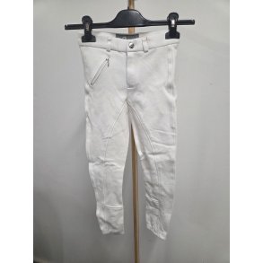 Hvide B�rne Ridebukser Str. 130