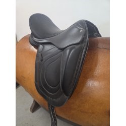 Premiere Equine Dressursadel Sort Kopjern Slidt 44 cm i anl�gsflade 16,5"