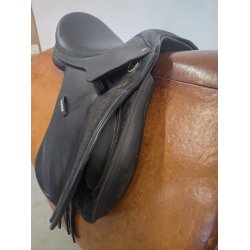 Wintec Kombi Sadle 16" Hvidt Kopjern 40 cm. i anl�gsflade OBS Gjordstropperne er slidte