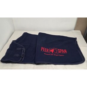 Vinderd�kken Bl� Fleece med Sponsor Logo Str. 145 Nyt