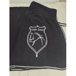 HorseGuard Fleeced�kken med Sponsor Logo Str. 145 Nyt OBS Mangler Gjorde