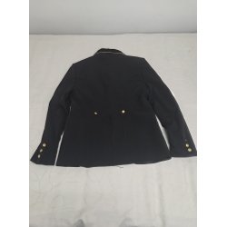 St�vnejakke, Sort Carat "Guldknapper" Str. 40