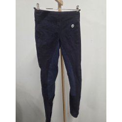 Ridebukser Horze Bl� med Skind Str. 150