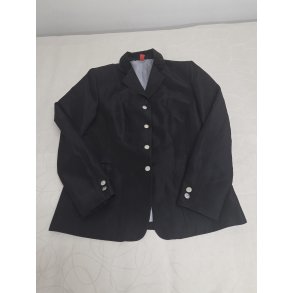 Ridejakke Sort med Gr� Foer Horze Str. 42