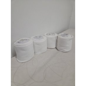 Bandager Hvide Fleece- Elastik 4 Stk.