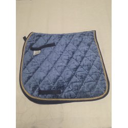 Dressurunderlag Bl� Velour 17"