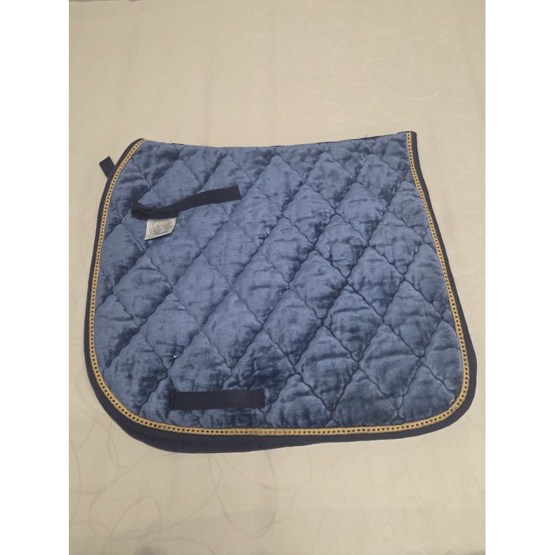 Dressurunderlag Bl� Velour 17"