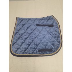 Dressurunderlag Bl� Velour 17"