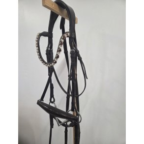 SD Trense Brun med Mysteri N�seb�nd samt nyt n�seb�nd med tilbagetr�k og udskiftelig pad. Super grib t�jler og todelt bid p� 12,5 cm. Str. Cob