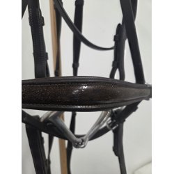 SD Trense Brun med Mysteri N�seb�nd samt nyt n�seb�nd med tilbagetr�k og udskiftelig pad. Super grib t�jler og todelt bid p� 12,5 cm. Str. Cob