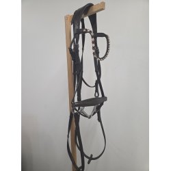 SD Trense Brun med Mysteri N�seb�nd samt nyt n�seb�nd med tilbagetr�k og udskiftelig pad. Super grib t�jler og todelt bid p� 12,5 cm. Str. Cob
