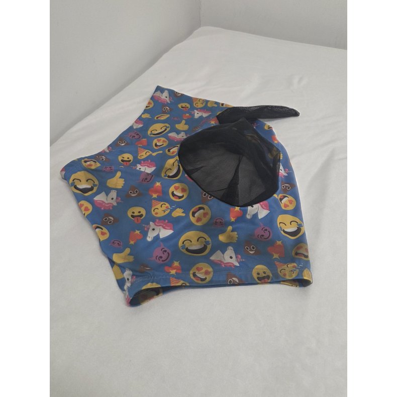 Horze Ibiza Elastik Fluemaske med Emoji Str. Full