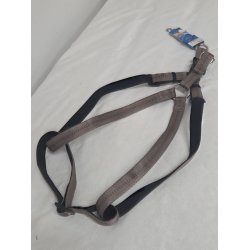 Gr�/Beige Hundesele Helt Ny Str. XL