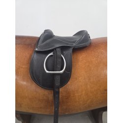 B�rnesadle / Ponypude inkl. nylonremme og b�jler 