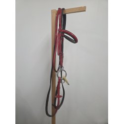 John Whitaker Trense R�d Inkl. T�jler og bid 12 cm. OBS ingen n�seb�nd