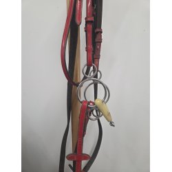 John Whitaker Trense R�d Inkl. T�jler og bid 12 cm. OBS ingen n�seb�nd