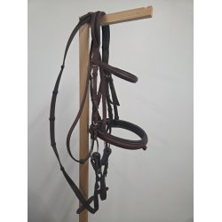 Cheval Trense Brun Inkl. T�jler og 2 Delt Gummibid 14,5 cm. Str. Cob