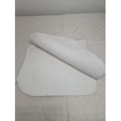 Hvid Dressurunderlag 16"