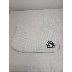 Hvid Dressurunderlag 17"