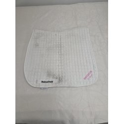 Back on Track Dressurunderlag Hvidt 17"