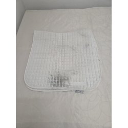 Back on Track Dressurunderlag Hvidt 17"