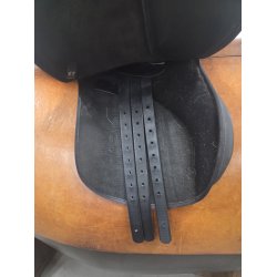 Wintec Kombi Sadle 17" Hvidt Kopfjern Bred Bom