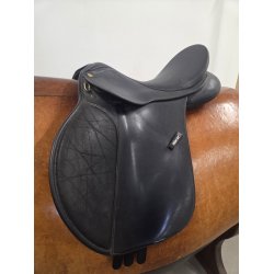 Wintec Kombi Sadle 17" Hvidt Kopfjern Bred Bom