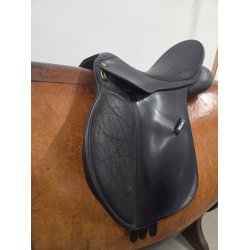 Wintec Kombi Sadle 17" Hvidt Kopfjern Bred Bom