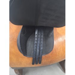 Wintec Kombi Sadle 17" Hvidt Kopfjern Bred Bom