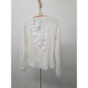 St�vnebluse fra Cavalleria Toscana str. Small. Figursyet. Meget elastisk. Sort afsmitning fra b�lte og en enkelt syning er skrevet bagp� ved indsyningerne men ses ikke ved brug. Nypris 1900 kr.