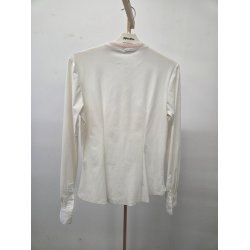 St�vnebluse fra Cavalleria Toscana str. Small. Figursyet. Meget elastisk. Sort afsmitning fra b�lte og en enkelt syning er skrevet bagp� ved indsyningerne men ses ikke ved brug. Nypris 1900 kr.
