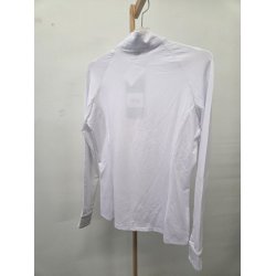 Ny Hvid HKM st�vnebluse. Glat og meget elastisk. Str. S