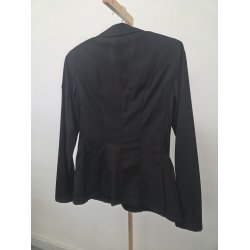 Pikeur Paulin Mesh St�vnejakke str. 38 som ny. Nypris ca. 1700 kr. - sort med lynl�slommer.
