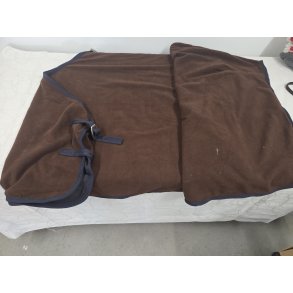 HKM Brunt Fleeced�kken str. 145 cm. Uden gjord. Brugt men i fin stand