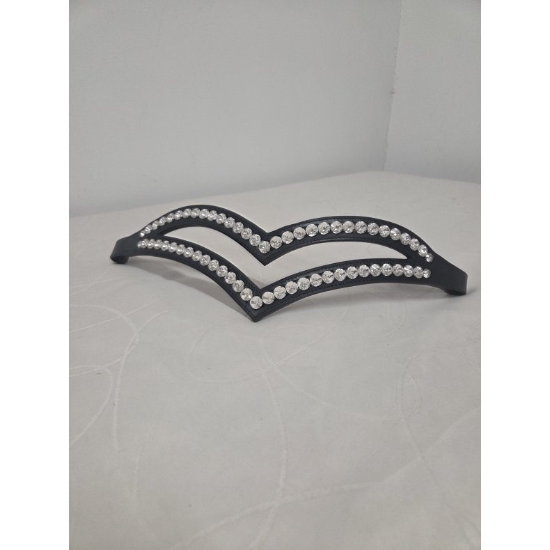 V formet pandeb�nd fra SD-Design. Aldrig brugt. Alle sten intakte. Str. Cob