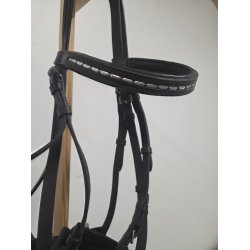 Sort trense med bredt n�seb�nd str. Full