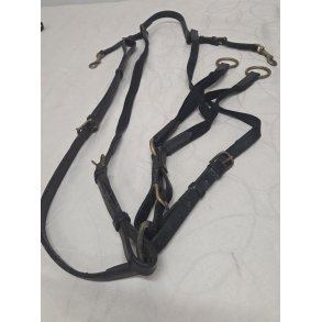Fort�j med Martingale med guld sp�nder str. Full
