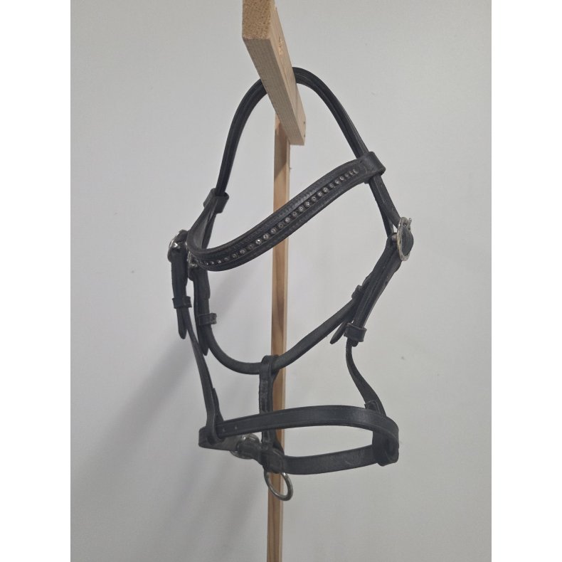 L�der F�l/ Mini grime med sten OBS lidt stiv i l�deret
