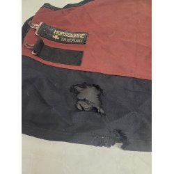 Amigo Mio Regnd�kken 0 g. Meget brugt og med en del huller/skader str. 115 cm