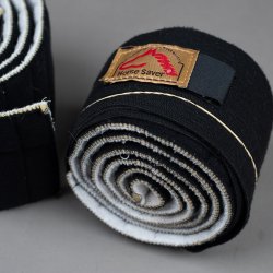 Bandager med Bandageunderlag 2 stk Sort