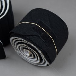 Bandager med Bandageunderlag 2 stk Sort