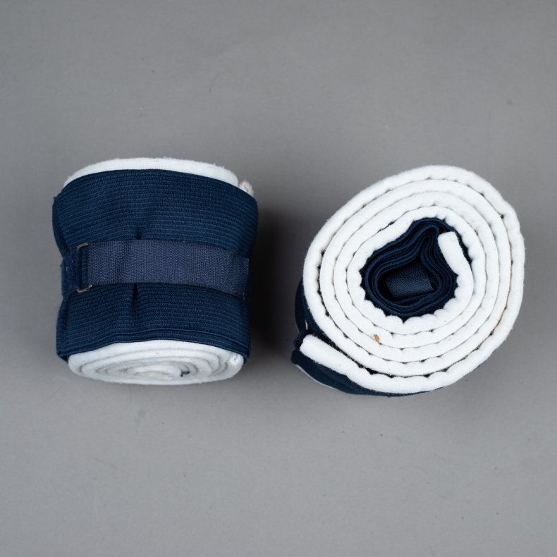 Bandager med bandageunderlag 2 stk navy