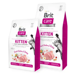 Brit Care Cat GF Kitten Healthy Growth + Development (pink) 2 Kg.