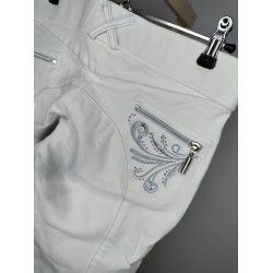 Hvide ridebukser str 38