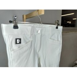 Hvide ridebukser str IT42 / 38 Equiline -Ny
