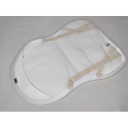 Hvid fake lammesde 50 cm