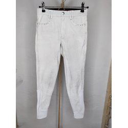 Hvide ridebukser str 152