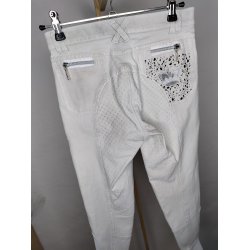 Hvide ridebukser str 152