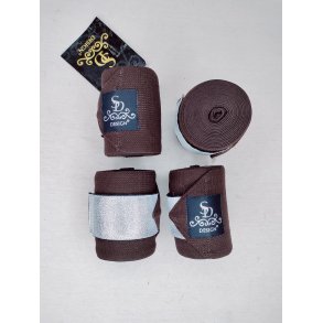 SD Design elastik bandager med slvglitter nye med mrke